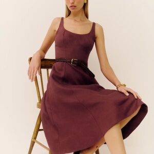NWT Reformation Magnolia Dress - Chianti